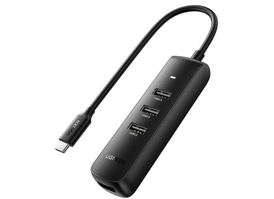 UGREEN MC-456 USB C Hub, Type C to USB 3.0 4 Ports Adapter Compatible with MacBook Pro/Air 2020/2019, iPad Pro, Dell, Chromebook and More